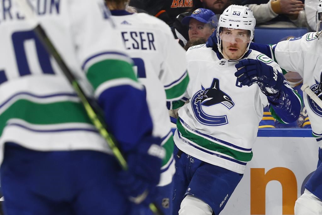 Horvat obtient trois points dans une victoire des Canucks aux dépens des Sabres