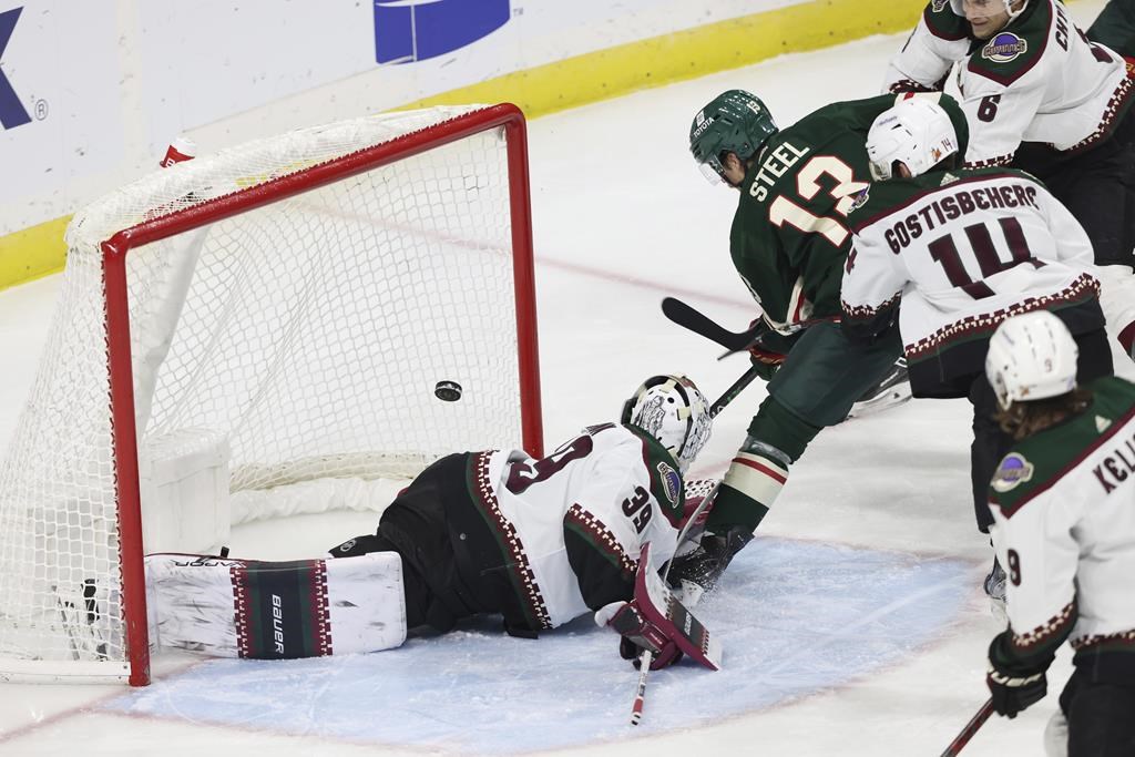 Kaprizov obtient un point dans un neuvième match de suite et le Wild bat les Coyotes