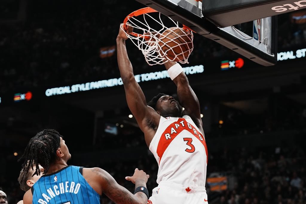 Anunoby récolte 32 points et les Raptors battent le Magic 121-108