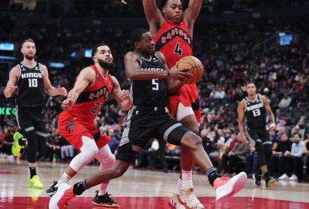 Les Raptors encaissent un troisième revers de suite, 124-123 face aux Kings