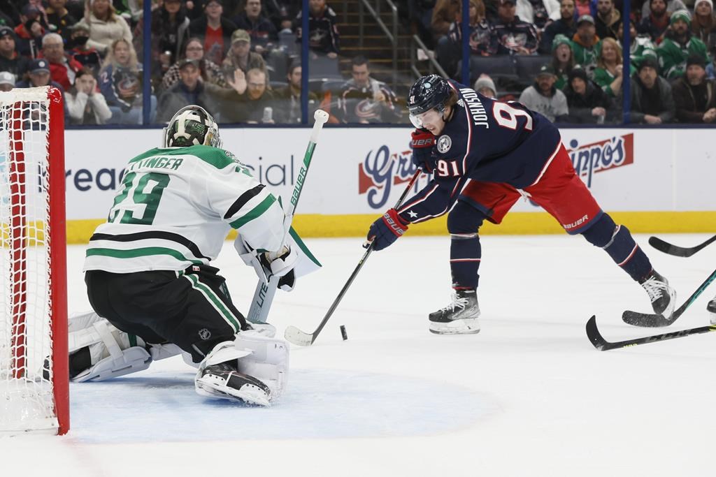 Johnston permet aux Stars de défaire les Blue Jackets 2-1