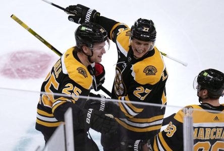 Bergeron récolte deux buts et deux aides contre les Panthers