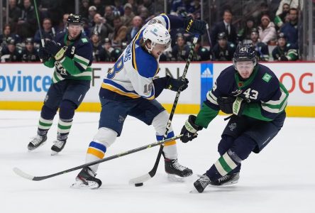 Kyrou inscrit un tour du chapeau dans un gain de 5-1 contre les Canucks