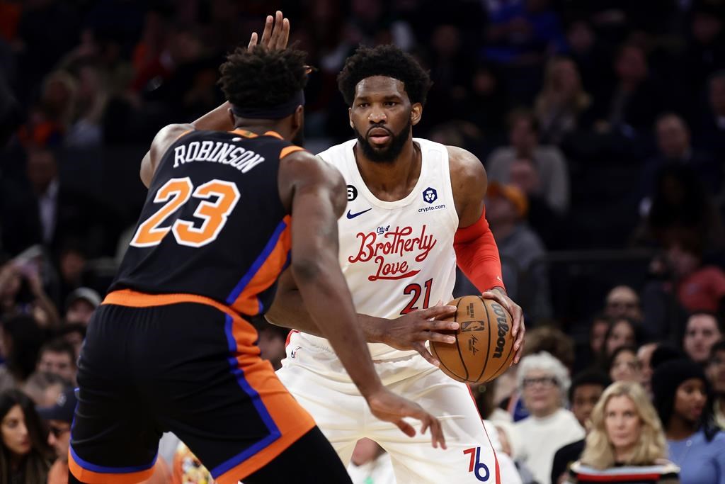 NBA: Les 76ers battent les Knicks 119-112 et signent un huitième gain consécutif