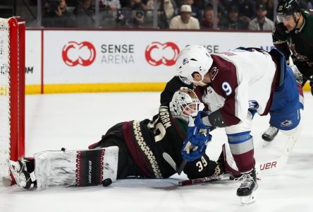 Les Coyotes mettent un frein et la série de quatre victoires de l’Avalanche