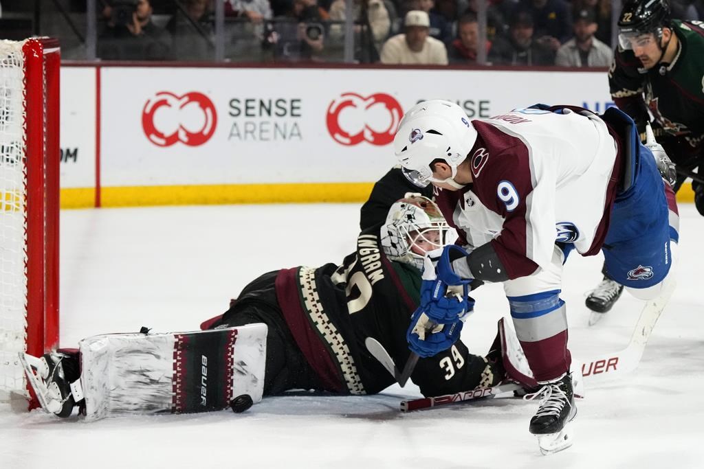 Les Coyotes mettent un frein et la série de quatre victoires de l’Avalanche