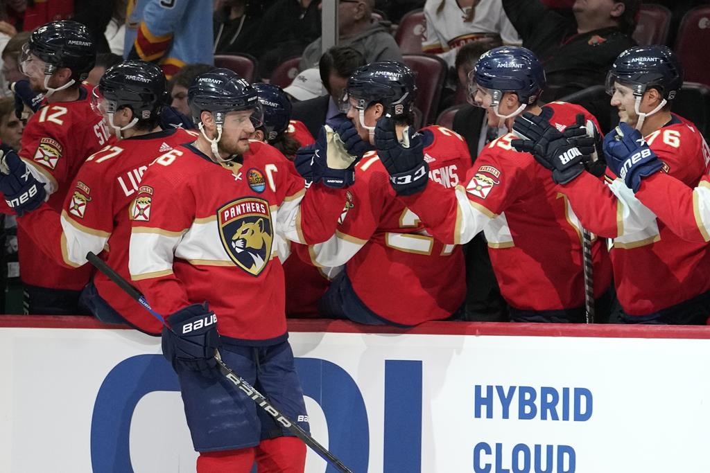 Barkov récolte trois buts et deux aides et les Panthers écrasent le Canadien 7-2