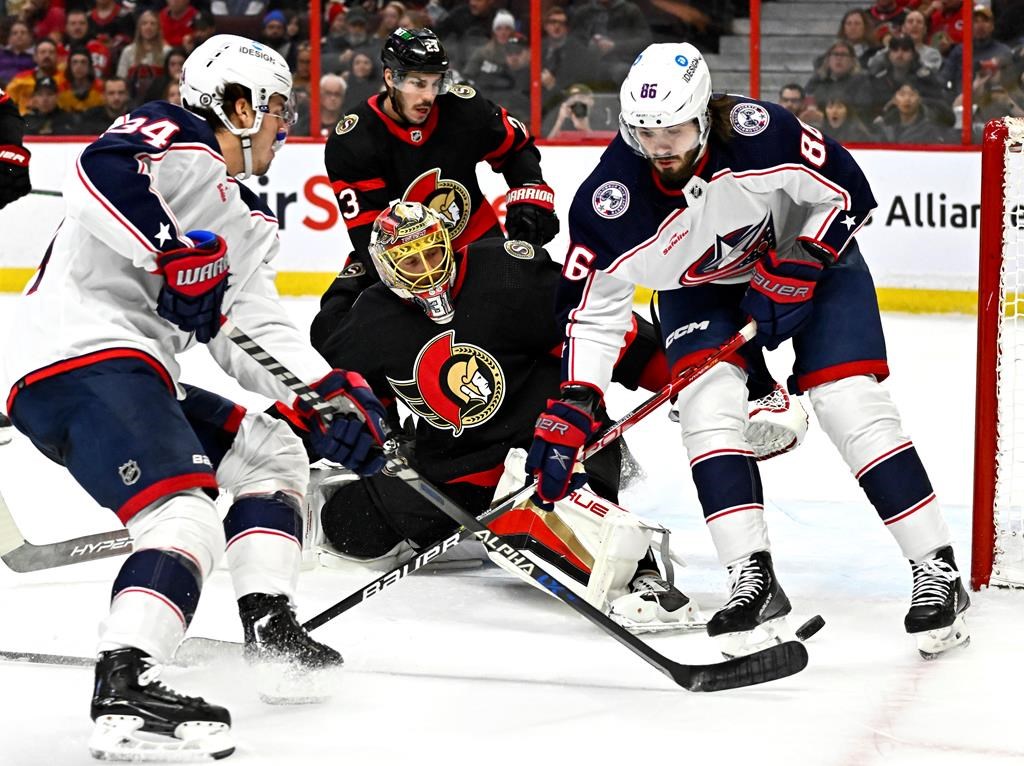 Tim Stutzle et les Sénateurs blanchissent les Blue Jackets 4-0