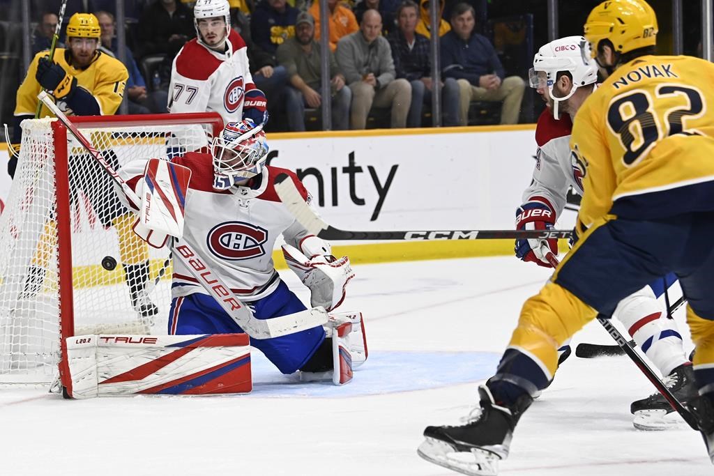 Le Canadien encaisse un sixième revers de suite, 6-3 face aux Predators