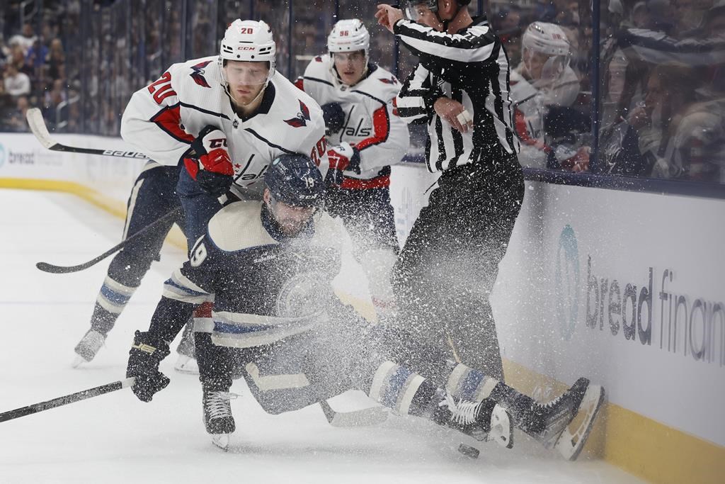 Les Capitals explosent en deuxième période et défont les Blue Jackets 6-2