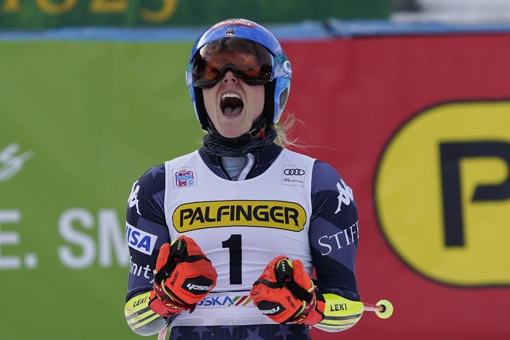 Mikaela Shiffrin égale le record de Lindsey Vonn, Valérie Grenier se classe sixième