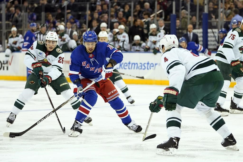 Artemi Panarin touche la cible en fusillade et les Rangers battent le Wild 4-3