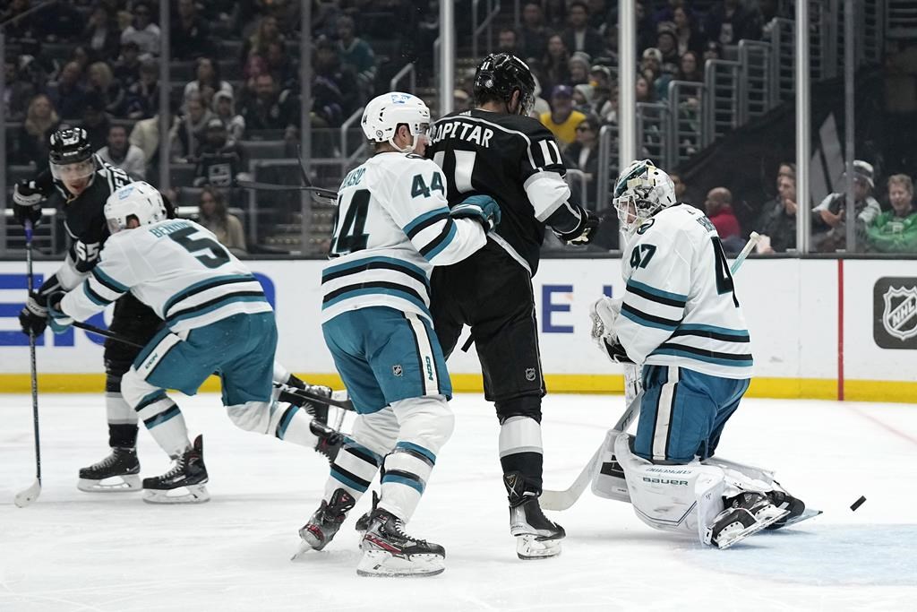 Une troisième victoire de suite pour les Kings, 4-3 contre les Sharks