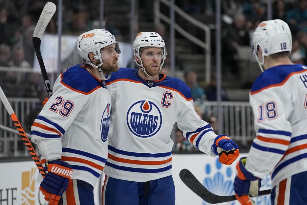 Edmonton malmène les Sharks à San Jose, 7-1; trois points pour McDavid