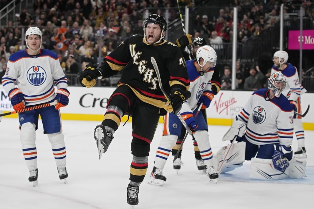 Draisaitl réussit deux buts dans une victoire des Oilers à Las Vegas, 4-3