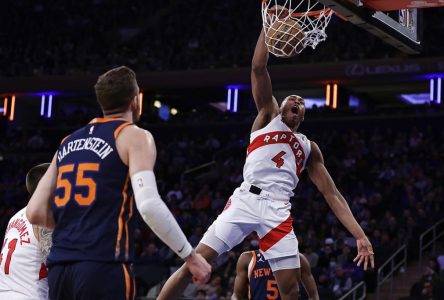 Les Raptors viennent à bout des Knicks de New York en prolongation, 123-121