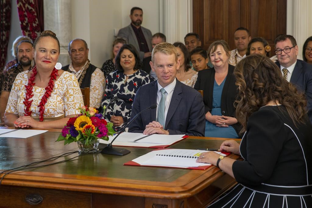 Chris Hipkins a prêté serment en tant que 41e premier ministre de la Nouvelle-Zélande