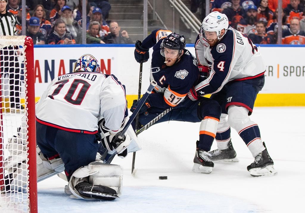 Johnson marque en prolongation pour Columbus; 1er revers en 7 matches pour les Oilers