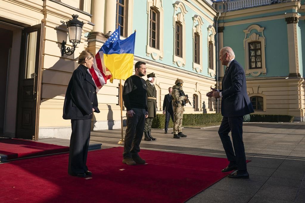 Visite inopinée du président des États-Unis Joe Biden en Ukraine, lundi