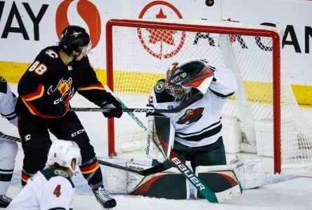 Le Wild du Minnesota inflige un revers de 3-0 aux Flames, à Calgary