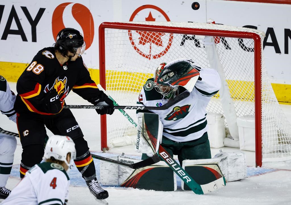 Le Wild du Minnesota inflige un revers de 3-0 aux Flames, à Calgary