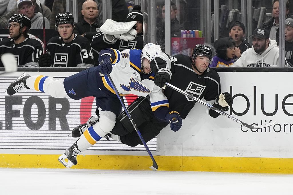 Korpisalo aide son nouveau club les Kings à vaincre les Blues, 4-2