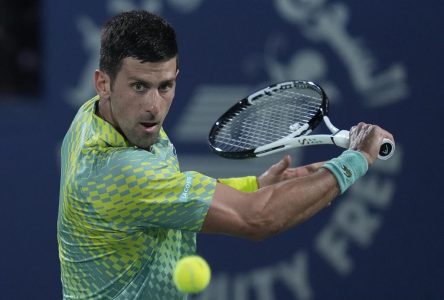 Le Serbe Novak Djokovic doit se retirer du tournoi d’Indian Wells