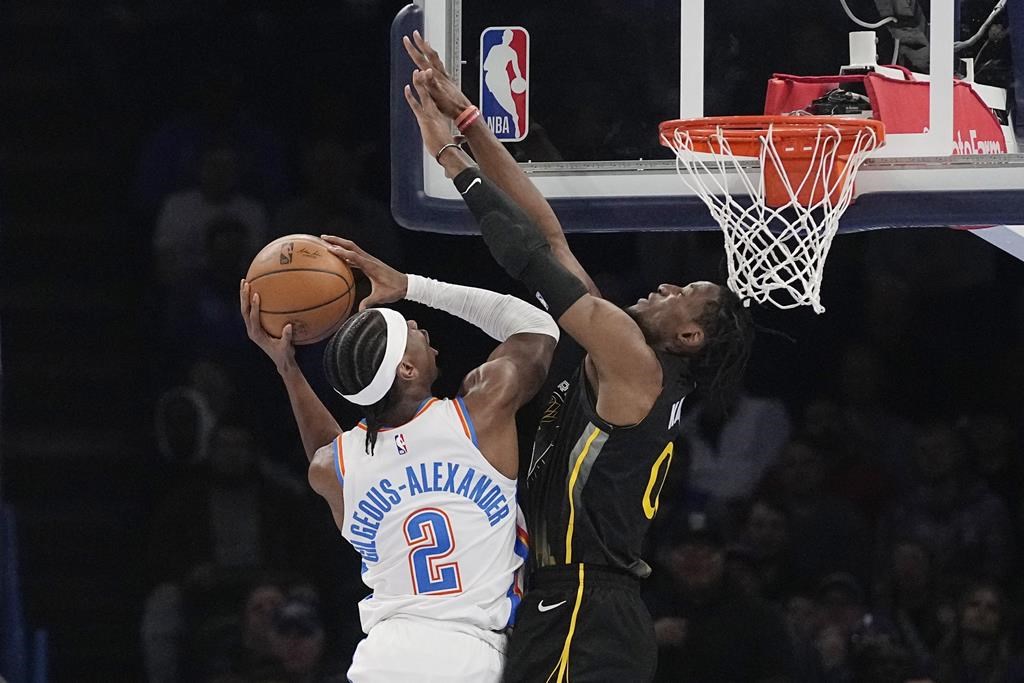 Gilgeous-Alexander récolte 33 points et le Thunder gagne un 3e match consécutif