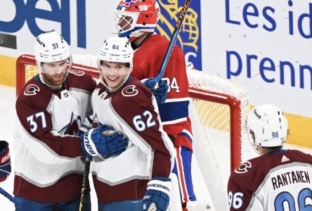 Lehkonen récolte son 100e but en carrière et l’Avalanche domine le Canadien 8-4