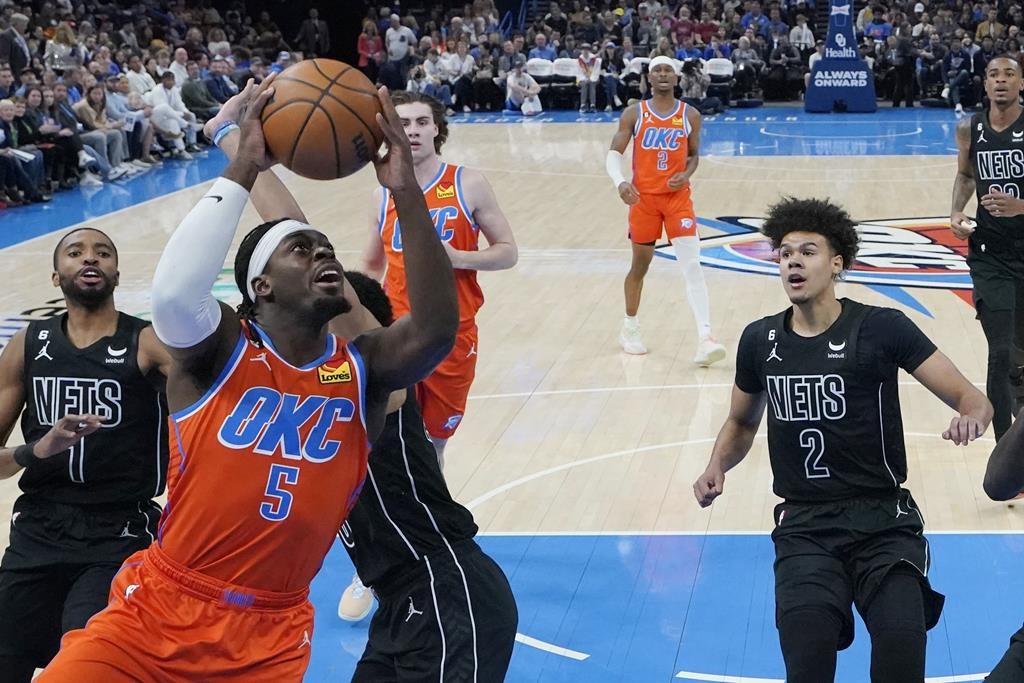 Dort et le Thunder frappent fort en 2e demie, dans une victoire face aux Nets