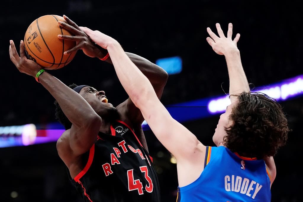 Les Raptors gagnent un sixième match de suite à la maison, 128-111 contre le Thunder