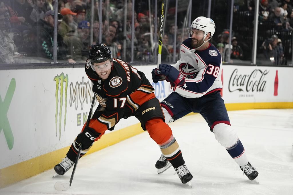 Les Ducks prennent le dessus sur les Blue Jackets en fin de match 7-4