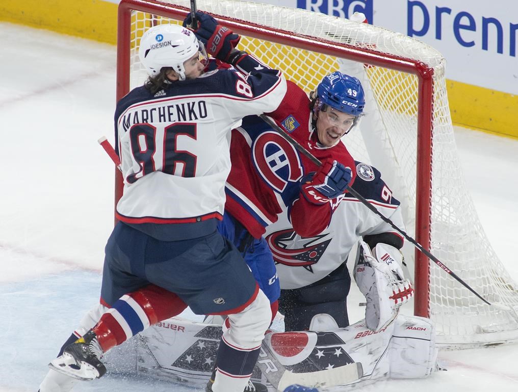 Harvey-Pinard marque trois fois et le Canadien écrase les Blue Jackets 8-2