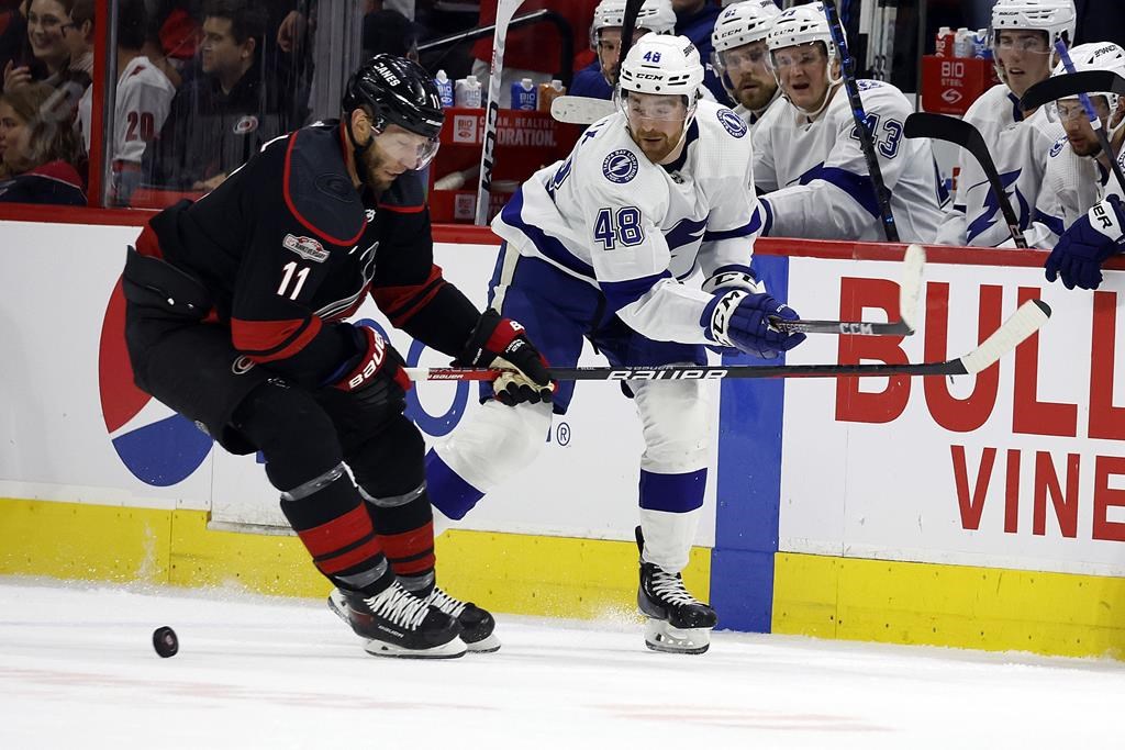 Le Lightning retrouve le chemin de la victoire en s’imposant 4-0 à Raleigh