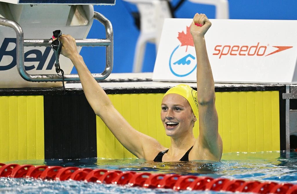 McIntosh poursuit son ascension vers le sommet de la natation avec un record du monde