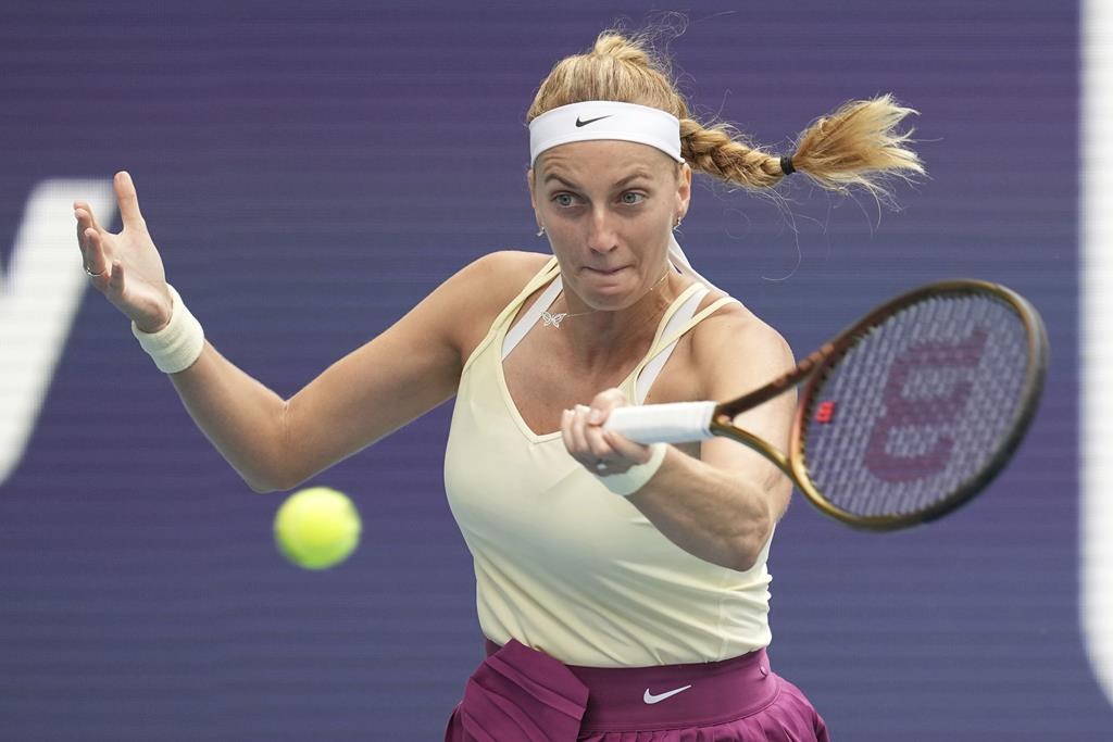 Petra Kvitova passe en finale à Miami; Leylah Fernandez aussi, en double