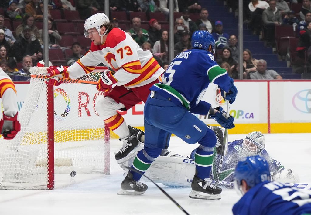 Toffoli complète un doublé en prolongation et les Flames gagnent 5-4