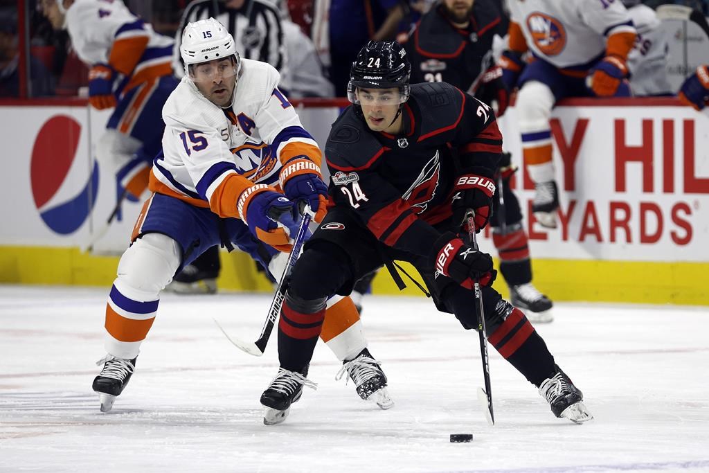 Jordan Martinook met fin à sa disette dans la victoire face aux Islanders