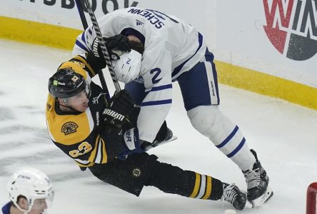 Pastrnak marque en prolongation pour donner la victoire aux Bruins face aux Leafs