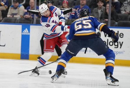 Les Blues en prolongation face aux Rangers, grâce au but de Kaspanen