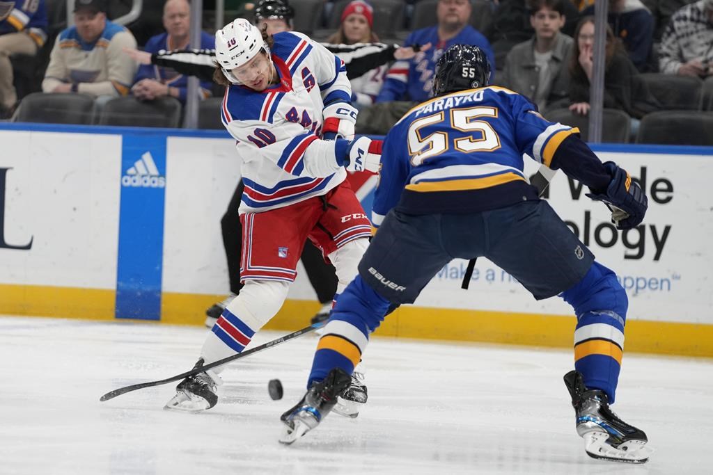 Les Blues en prolongation face aux Rangers, grâce au but de Kaspanen