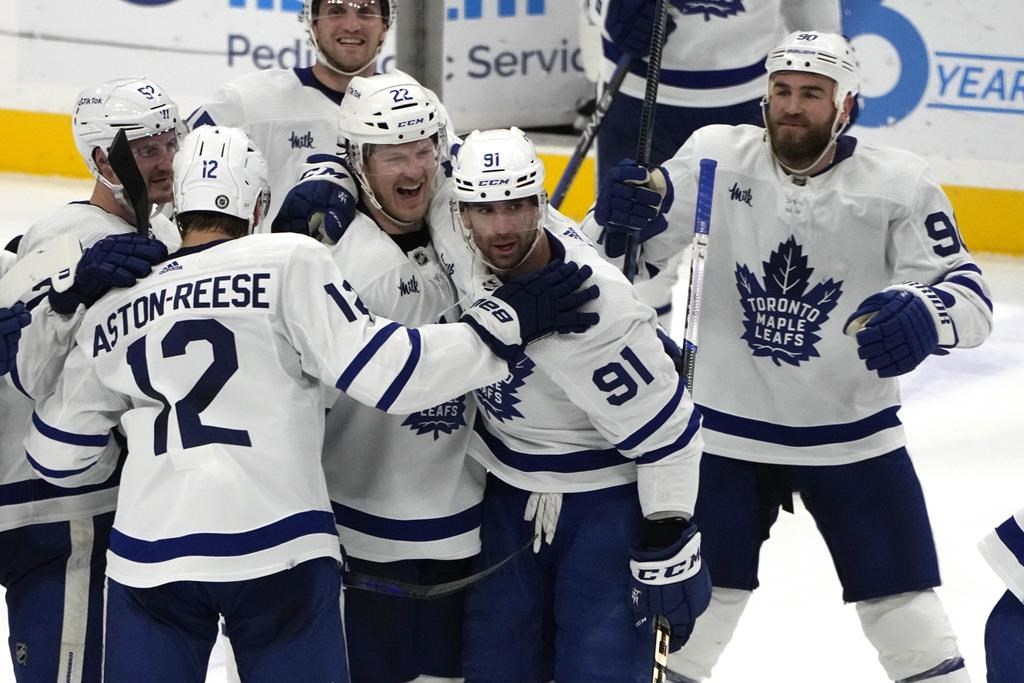 Tavares marque en prolongation et les Maple Leafs freinent les Panthers 2-1