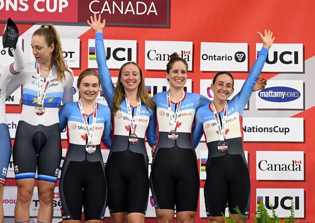 Une médaille en poursuite qui pourrait s’avérer de bon augure pour le Canada