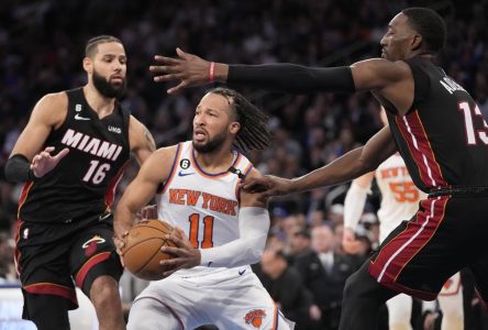 Privé de Butler, le Heat s’incline par six points à New York; la série est égale