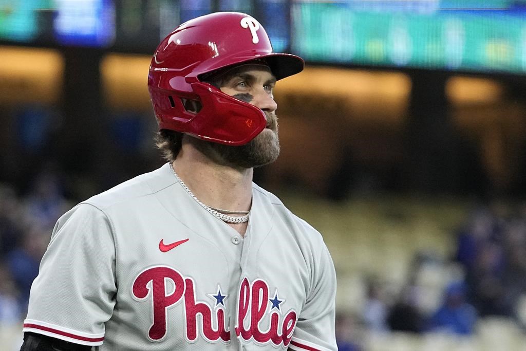 Bryce Harper 0 en 4 à son retour au jeu, incluant 3 retraits au bâton