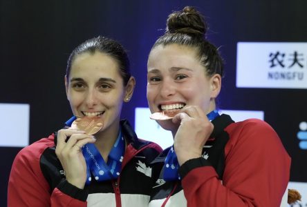 Ware et Vallée décrochent le bronze au 3 m synchro à la Coupe du monde de Montréal