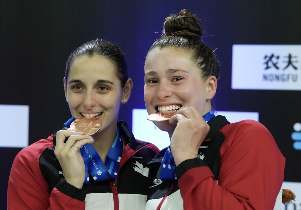 Ware et Vallée décrochent le bronze au 3 m synchro à la Coupe du monde de Montréal