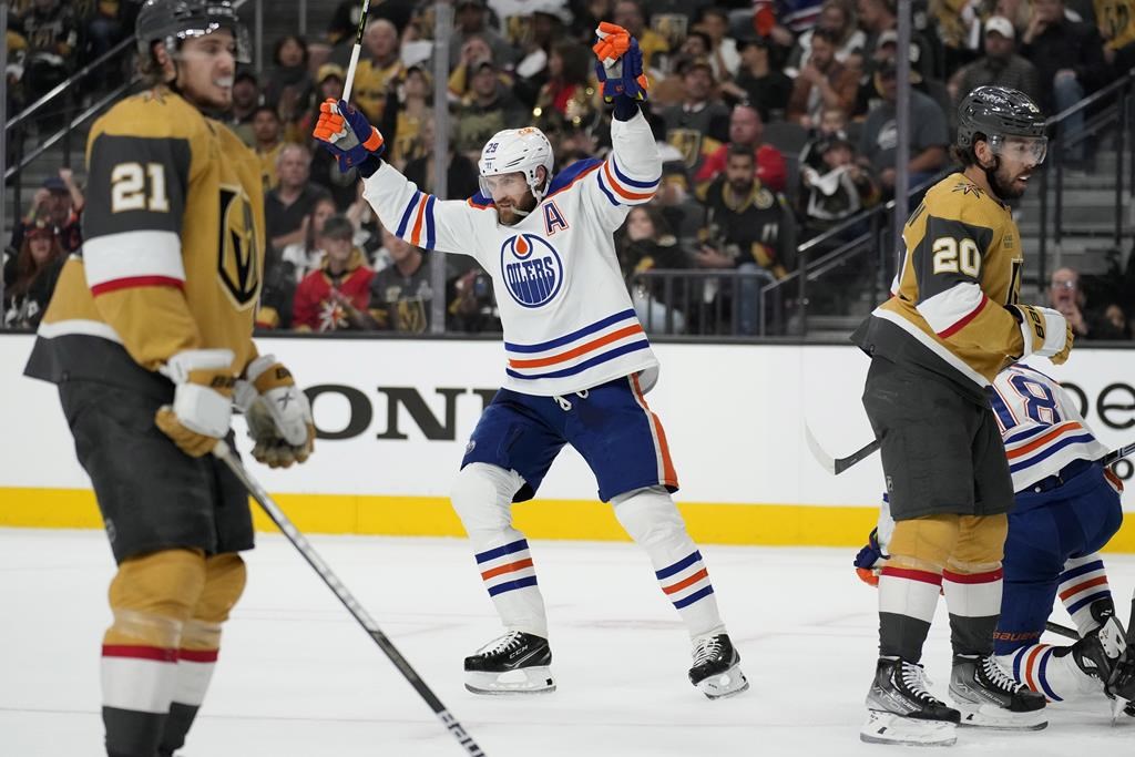 Les Oilers gagnent 5-1 contre les Golden Knights et égalisent la série 1-1