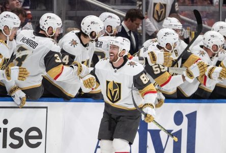 Marchessault assomme les Oilers avec un tour du chapeau au 2e vingt, à Edmonton