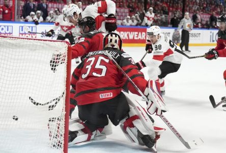 Hockey: Le Canada perd 3-2 contre la Suisse et glisse au 3e rang dans le groupe B